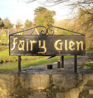 Fairy glen sign www.hillyardhouse.com
